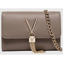 VALENTINO Mała brązowa kopertówka Divina Pochette