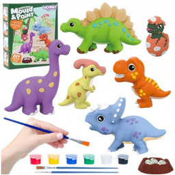 Zestaw Kreatywny z Farbami Diy Zrób Odlewy Gipsowe