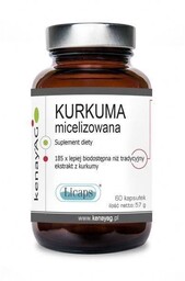 Kenay Kurkuma Micelizowna Licaps Suplement diety 60 kapsułek