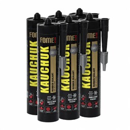 Uszczelniacz dekarski kauczukowy szary 300ml odporny na Uv