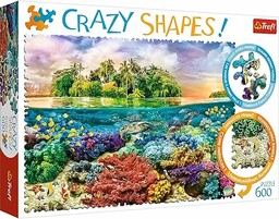 Trefl Tropikalna Wyspa Puzzle 600 Elementów Crazy Shapes