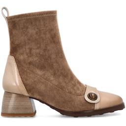 Hiszpańskie botki na obcasie - HISPANITAS HI254219 BEŻOWE