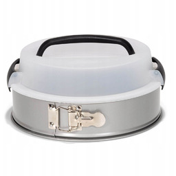 Patisse Silver-top Tortownica z pokrywką z uchwytem 24