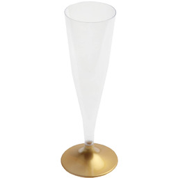 Kieliszki do szampana złote - 140 ml -