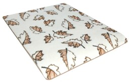 Kampol Koc wełniany z merynosa 155x200 Napoleon kremowy