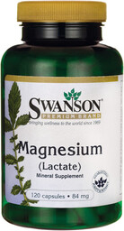 Swanson Mleczan magnezu, 120 kapsułek