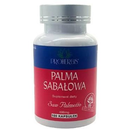 PROHERBIS Palma Sabałowa, 100 kaps.