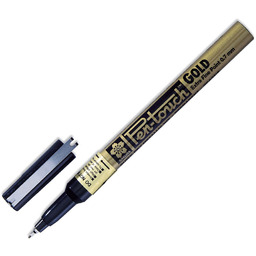 Marker permanentny, Sakura Pen-Touch Extra, Fine, gold, 0,7