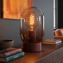 EGLO Lampa stołowa Lequile, czerwony, salon / jadalnia,