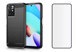 Etui Tpucarbon + Szkło Hartowane do Xiaomi Redmi
