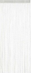 Relaxdays Zasłona nitkowa brokatowa, 90 x 245 cm,