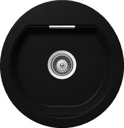 SCHOCK CRISTALITE QUADRO N-100 ONYX Zlew Schock CRISTALITE