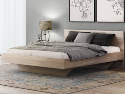 Łóżko lewitujące 120x200 dąb sonoma DM2 z płyty