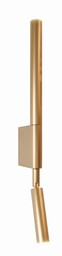 Kinkiet szczotkowane złoto regulowany ORGANIC W0341 - MaxLight