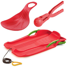 Sanki z hamulcami, Bobslej, + ślizg jabłuszko KID2