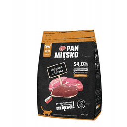 Sucha karma dla kota, Pan Mięsko Karma Cielęcina