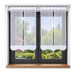 Panele okienne gotowe firany panelowe 2× 80x115 cm|