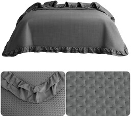 Narzuta 200 x 220 Pikowana z Falbaną Rosella