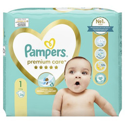 Pampers Premium Care rozmiar 1 (Newborn) 2-5kg 26szt.