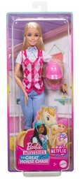 Lalka Barbie Mysteries Dżokejka Malibu HXJ38
