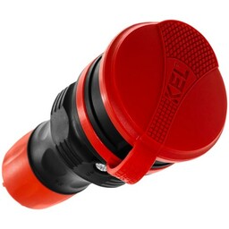 Gniazdo KEL z klapką hermetyczną IP54, 2p+Z, 16A,