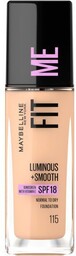 MAYBELLINE Fit Me! Rozświetlający Podkład do twarzy Luminous+Smooth