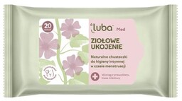 LUBA Chusteczki do higieny intymnej Ziołowe Ukojenie, 20szt.