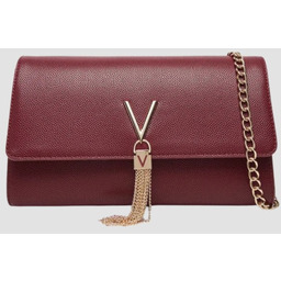 VALENTINO Bordowa kopertówka Pochette SS26