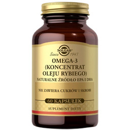 SOLGAR Omega 3 suplement diety 60 kapsułek