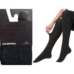 Calzedonia Rajstopykaszmirowe Kaszmir Wiskoza Ciepłe Szare Melanż T.5