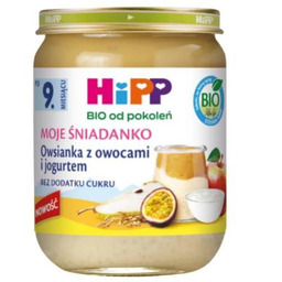 HiPP Owsianka z owocami i jogurtem BIO, 160