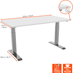 celexon Professional eAdjust-58123 biurko elektryczne z regulacją wysokości