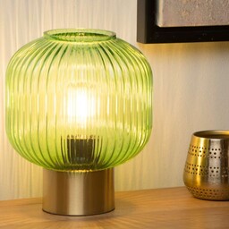 Stojąca LAMPKA nocna MALOTO 45586/20/33 Lucide szklana LAMPA