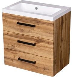 Szafka łazienkowa dąb naturalny 60 cm FOKUS NEW
