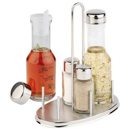 Zestaw do przypraw 4 elementowy, CLASSIC, 18x11x22.5 cm,