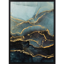 Eurofirany Obraz 479 53x73 stalowy niebieski