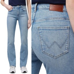 Wrangler BOOTCUT Southeast Body Bespoke ROZSZERZANE BLUE DżINS