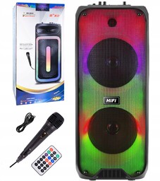 Kolumna 2000W Głośnik Bezprzewodowy Boombox Mobilny System Nagłośnieniowy