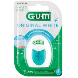 Sunstar GUM Original White + Fluoride Nić dentystyczna