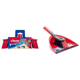 Vileda Zestaw 4produkty 3 Action Końcówka Miotły 2szt
