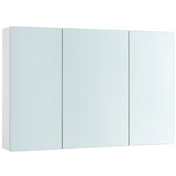 Szafka łazienkowa wisząca z lustrem 15x90x60cm, biała
