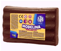Modelina Astra 1 kg 304111003 304111002, Kolor: Brązowy
