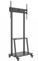 Techly Stojak mobilny 32-70 cali 70kg z półką