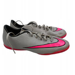 Nike Mercurial 34 halówki dziecięce szaro-różowe buty piłkarskie