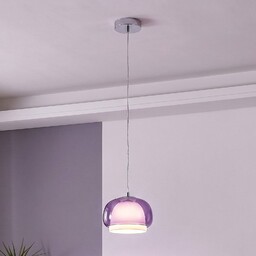 EGLO Lampa wisząca Belomontejo, możliwość ściemniania, fioletowy /