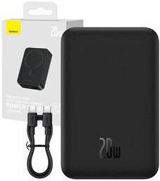 Powerbank magnetyczny Baseus Magnetic Mini 20000mAh, USB-C 20W