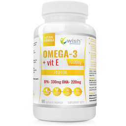WISH Omega-3 + Vit E 90caps