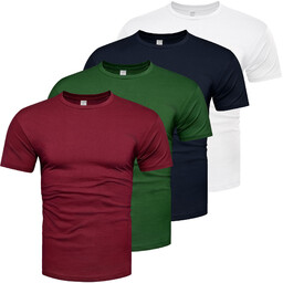 Koszulka męska komplet 4sztuki kolory Recea