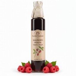 Syrop z malin 315 g malinowy naturalny aromatyczny