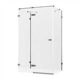 Avexa New Trendy Gunmetal Brushed kabina prysznicowa przyścienna